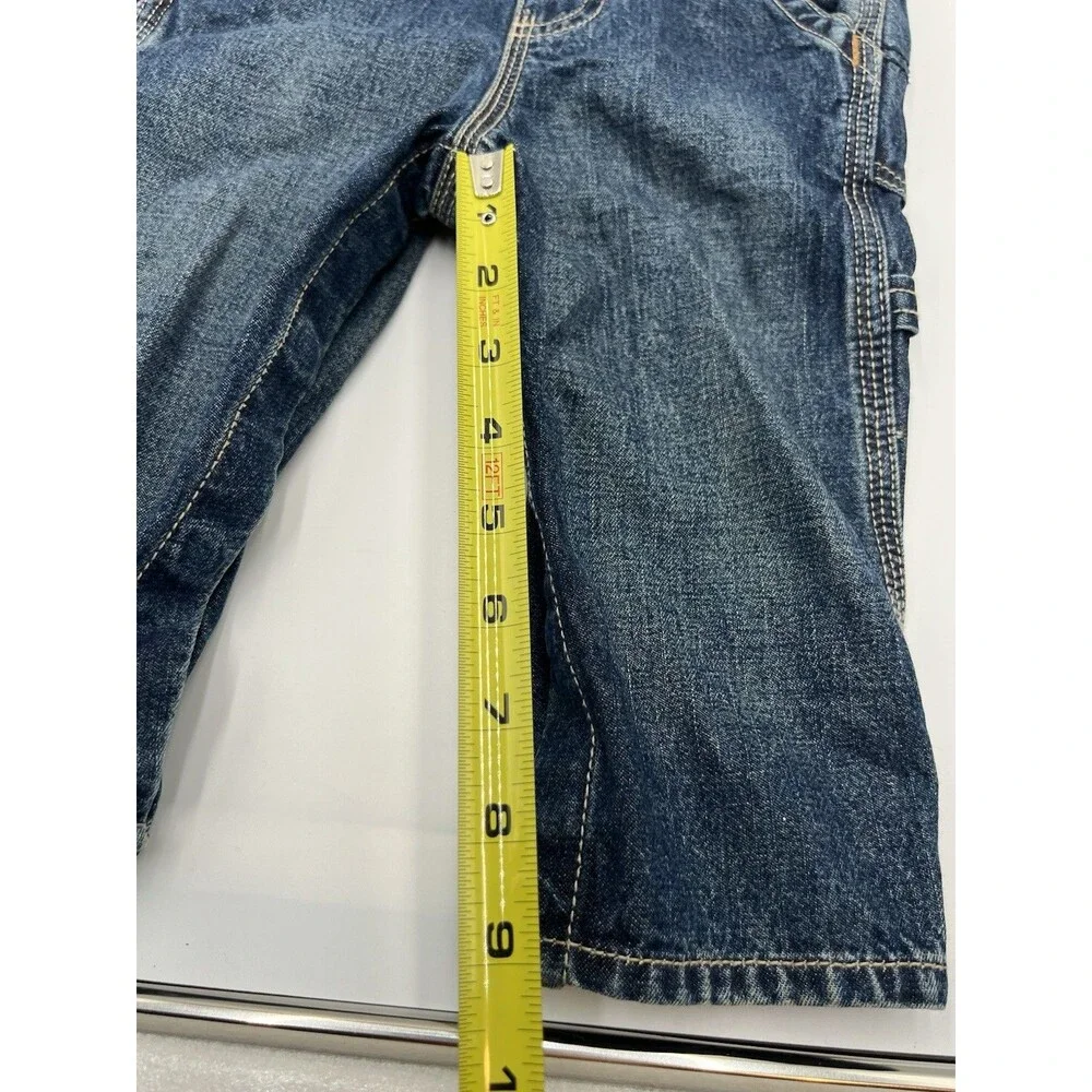 OshKosh B'gosh Denim Carpenter vestbak overalls 12 Months adjustable 100% Cotton